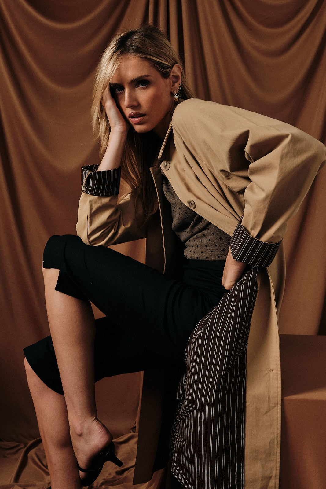 Lightweight Cotton Trench Coat