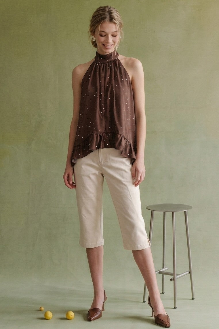 Ruffle Halter