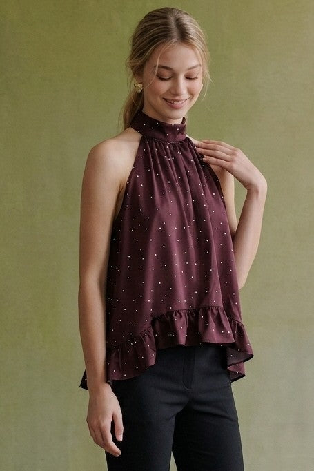 Ruffle Halter