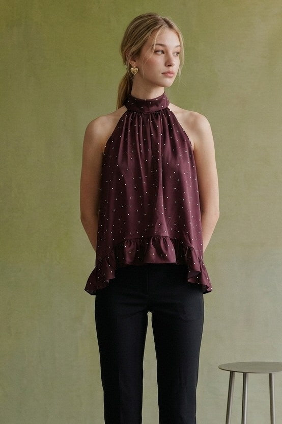 Ruffle Halter