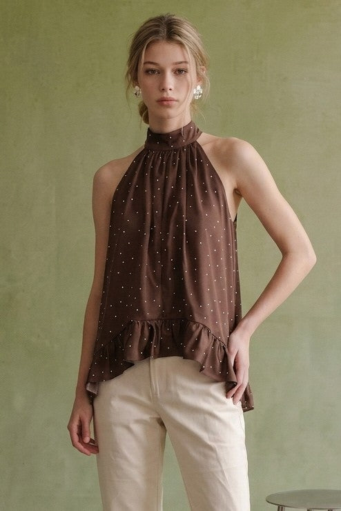 Ruffle Halter