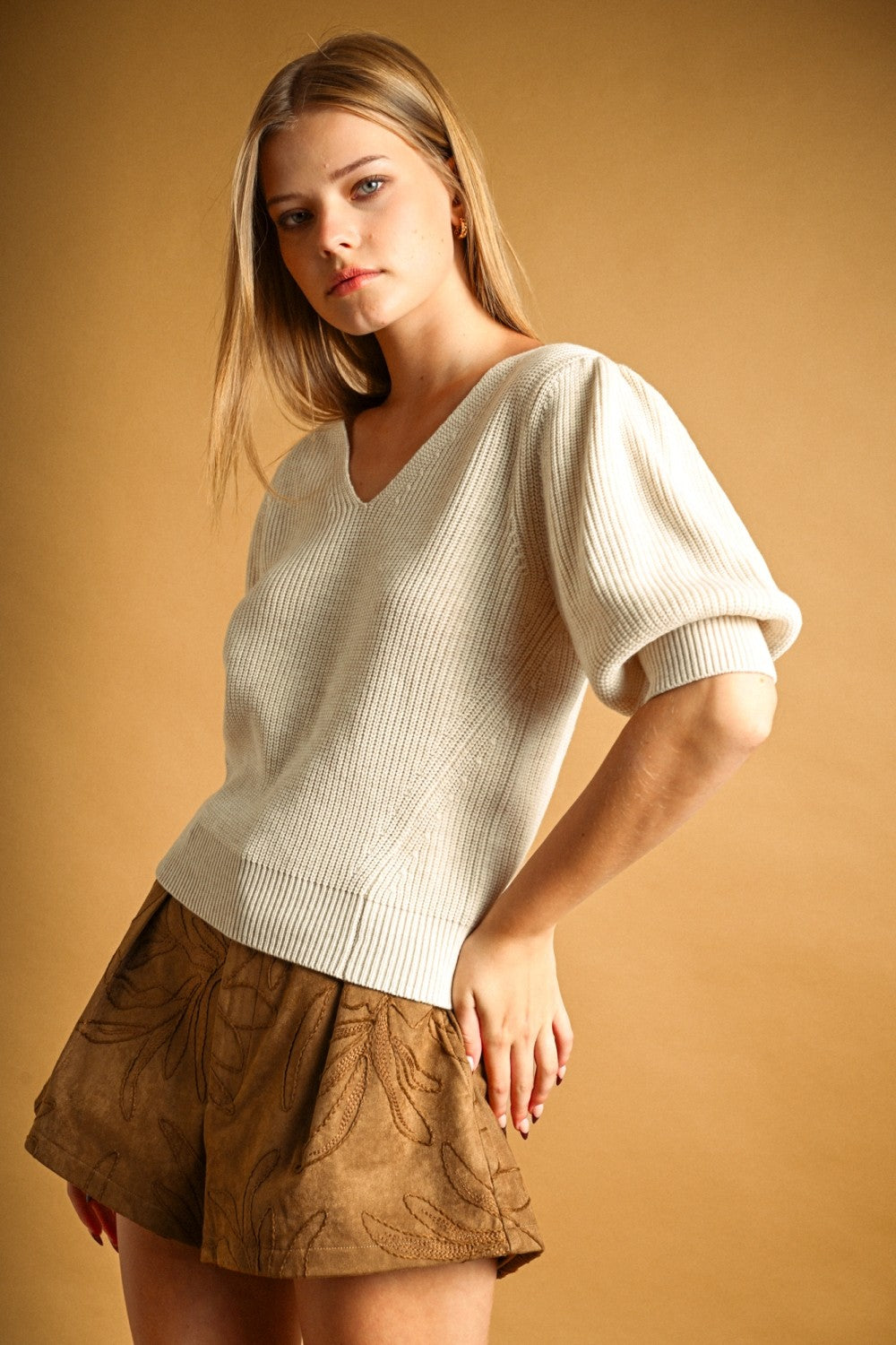 The Juliette Puff Sleeve Knit