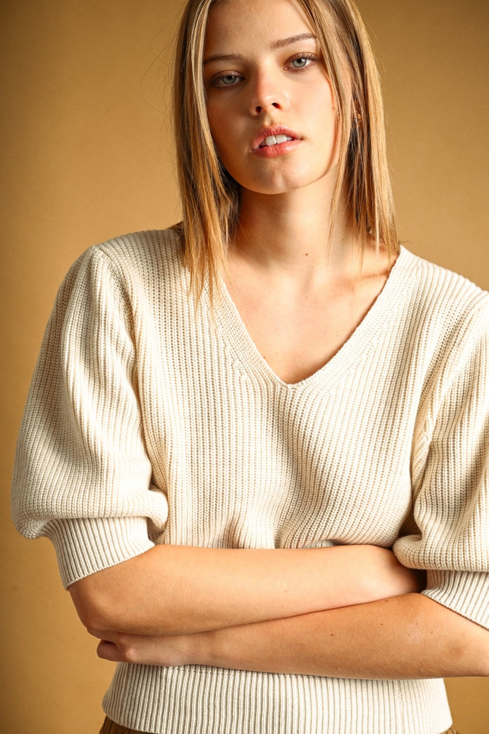 The Juliette Puff Sleeve Knit